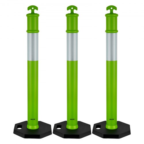 Kelio atitvarų stulpeliai VEVOR WP-06-R4, 1140 mm, 3 vnt.