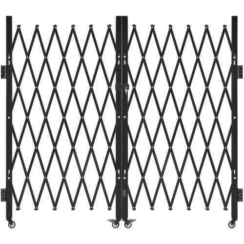 Dvigubi apsauginiai sulankstomi vartai VEVOR XSJ-25-ZDM05, 320 x 160,5 cm
