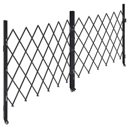 Dvigubi apsauginiai sulankstomi vartai VEVOR XSJ-25-ZDM05, 320 x 160,5 cm