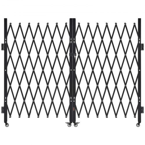 Dvigubos apsauginės sulankstomos grotos VEVOR XSJ-25-ZDM06, 330 x 160,5 cm
