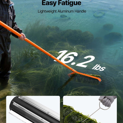 Ežero piktžolių ir dumblo naikintuvas VEVOR DBS-14.1ft, 4,3 m ilgio