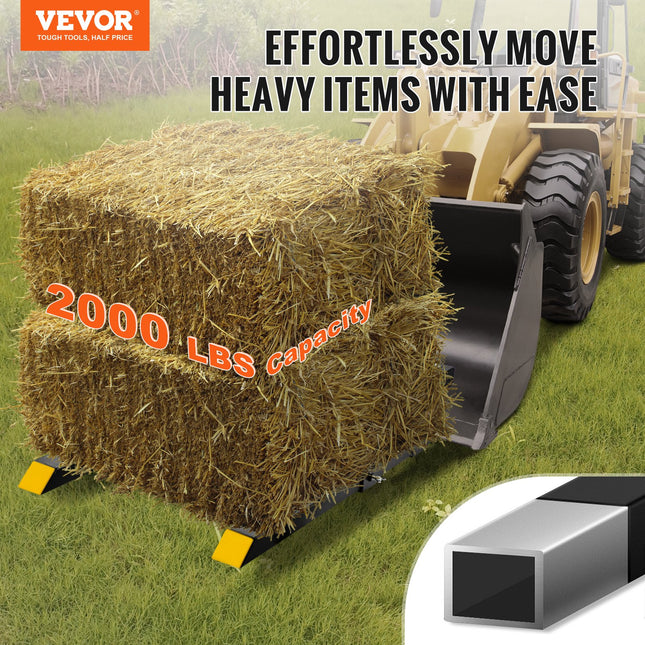 Padėklų šakės VEVOR HC43-2000T, 907 kg keliamoji galia