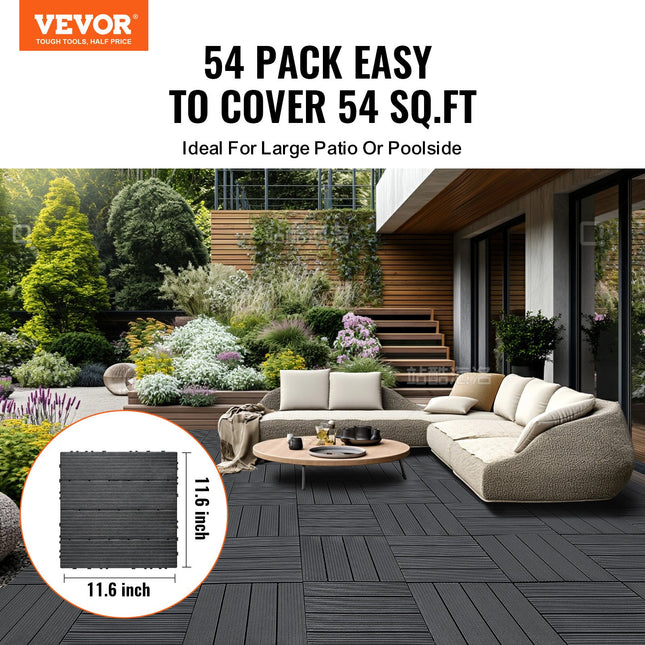 Terasinės plytelės VEVOR ALSL300-300-54(SH), 54 vnt. rinkinys