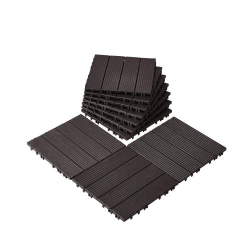 Plastikinės terasos plytelės VEVOR ALSL300-300-10(sz), 10 vnt.