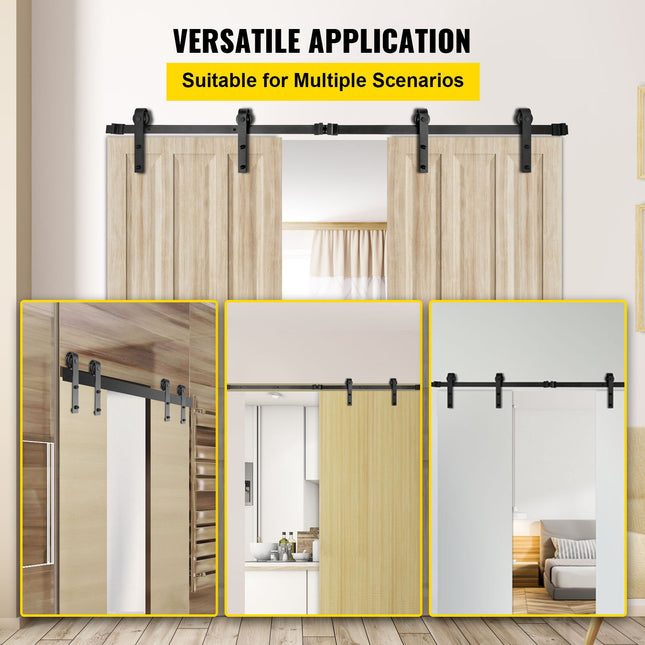 Stumdomų durų mechanizmas VEVOR VV-HDGCDGM-SMDGJX12FT, 366 cm