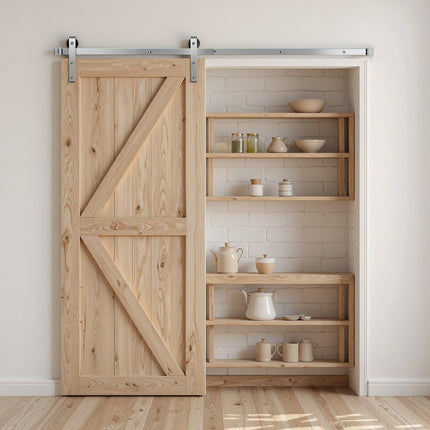 Stumdomų durų mechanizmas VEVOR 6.6FT, 150 kg keliamoji galia