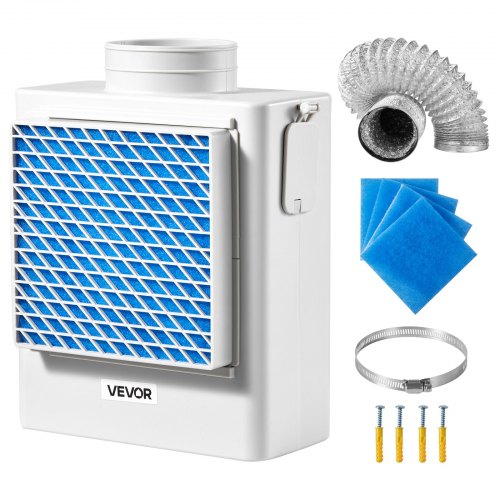 Vidaus džiovyklės ventiliacijos rinkinys VEVOR HG-02, 99 mm jungtis