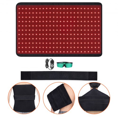 Raudonos šviesos terapijos kilimėlis VEVOR BRL-1140, 264 LED