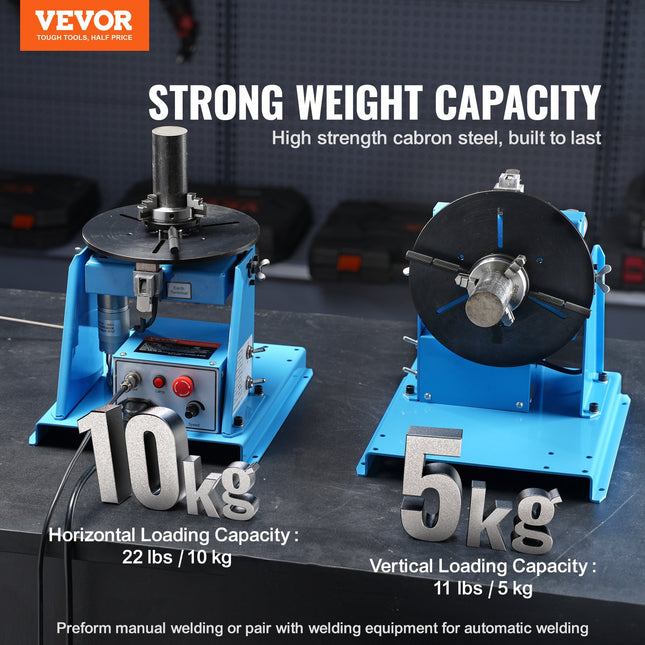 Rotacinis suvirinimo pozicionierius VEVOR HD-10, 10 kg apkrova