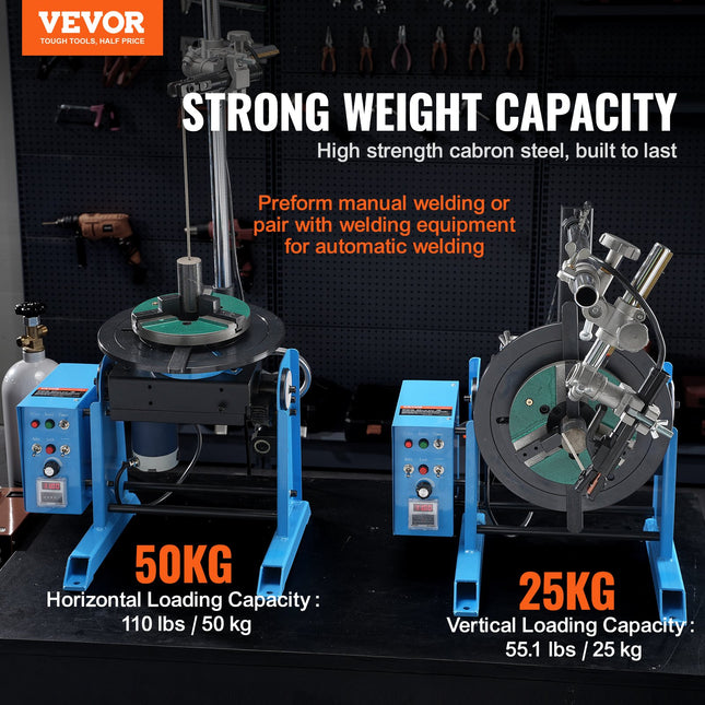 Rotacinis suvirinimo pozicionierius VEVOR HD-50, 50 kg apkrova