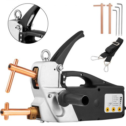 Elektrinis taškinio suvirinimo aparatas VEVOR 400V, 2.0 + 2.0 mm