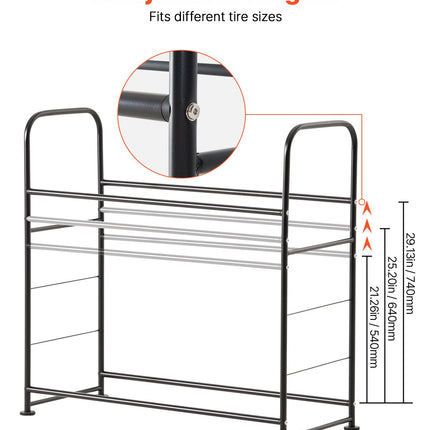 Padangų laikymo stelažas VEVOR LX060, 180 kg apkrova