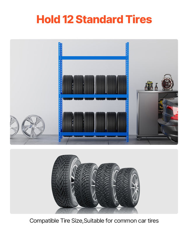 Padangų stelažas VEVOR TR13050180, 150 kg keliamoji galia