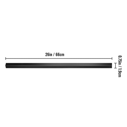 Terasos turėklų skersiniai VEVOR, 101 vnt., 66 cm ilgio