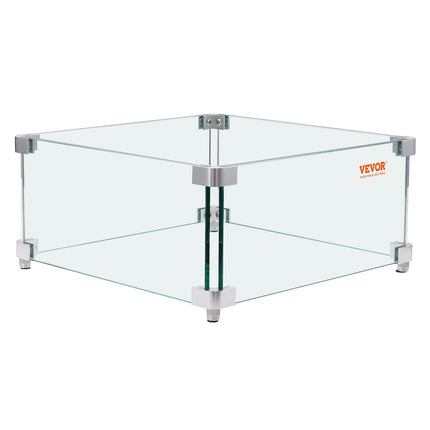 Lauko židinio apsauga nuo vėjo VEVOR VV-FWG-FX1515, 380 x 380 x 180 mm
