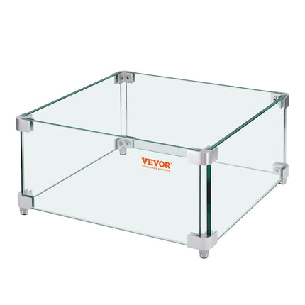 Lauko židinio apsauga nuo vėjo VEVOR VV-FWG-FX1515, 380 x 380 x 180 mm