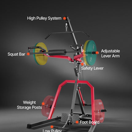Daugiafunkcis treniruoklis VEVOR HM2901A, 120 kg apkrova