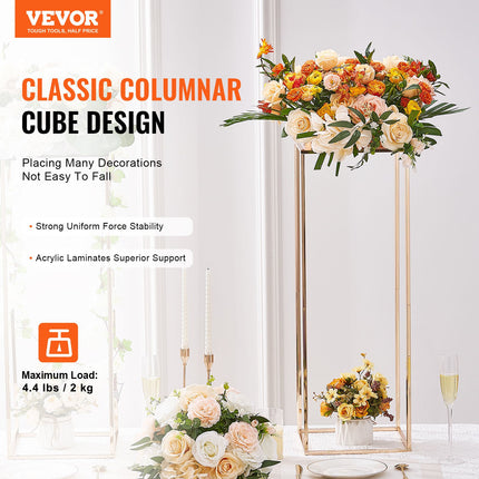 Vestuvinis gėlių stovas VEVOR LJLHLHJ8003, 80 cm aukščio, 2 vnt.