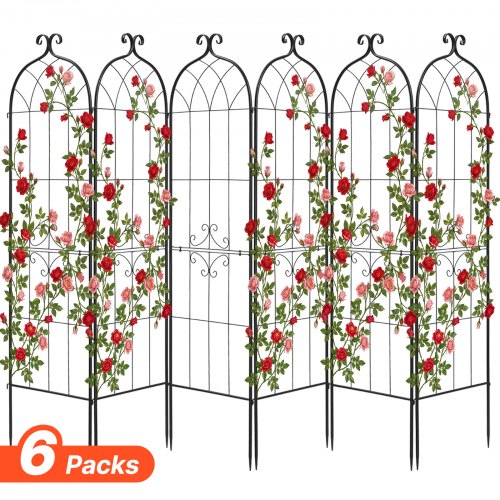 Sodo grotelės augalams VEVOR EKHPJ180-6, 180 x 52,5 cm, 6 vnt.
