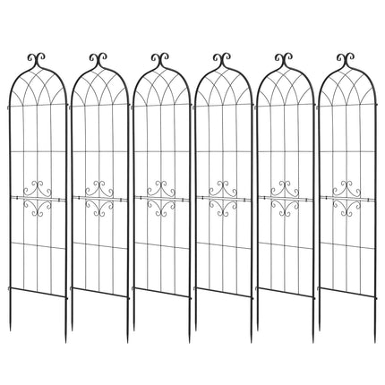 Sodo grotelės augalams VEVOR EKHPJ180-6, 180 x 52,5 cm, 6 vnt.