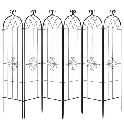 Sodo grotelės augalams VEVOR EKHPJ180-6, 180 x 52,5 cm, 6 vnt.