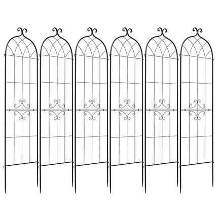 Sodo grotelės augalams VEVOR EKHPJ180-6, 180 x 52,5 cm, 6 vnt.