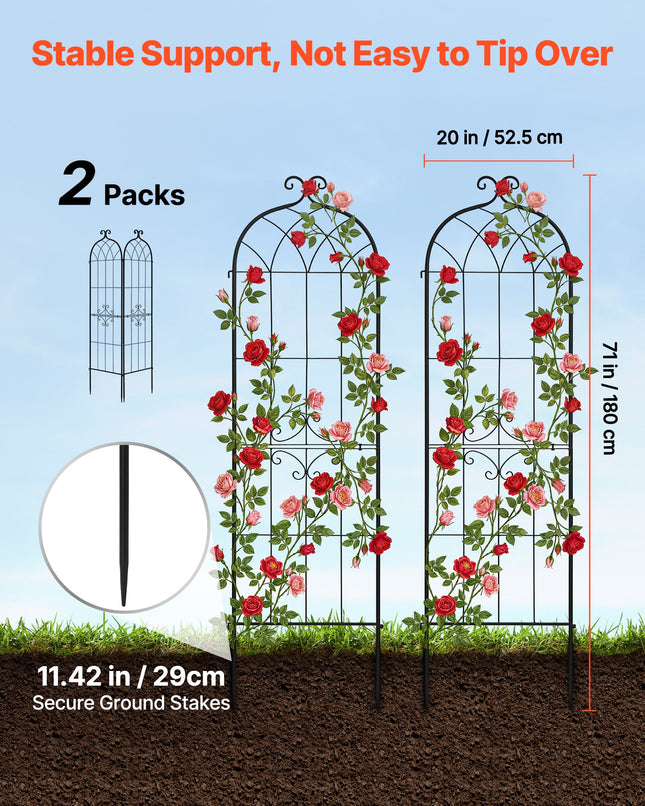 Sodo atrama augalams VEVOR EKHPJ180-2, 180 x 52,5 cm, 2 vnt.