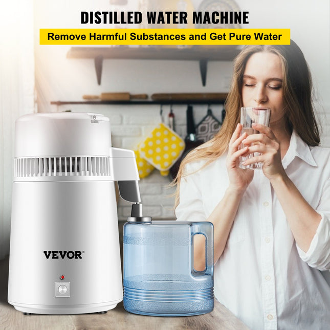 Vandens distiliatorius VEVOR YMK40101, 4L