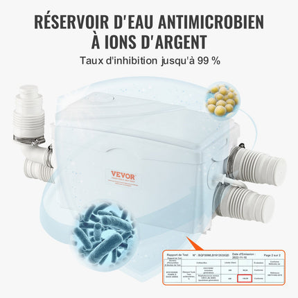 Nuotekų siurblys su smulkintuvu VEVOR FLO300, 350 W