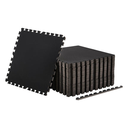Minkšta grindų danga (dėlionė) VEVOR HRD-XJD6614-24BK, 24 vnt.