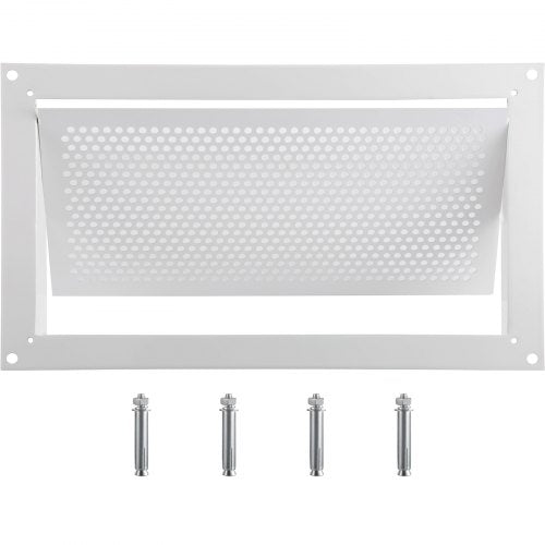 Pamatų ventiliacijos grotelės nuo potvynių VEVOR FHTFKBS-16''x8'', 406x203 mm