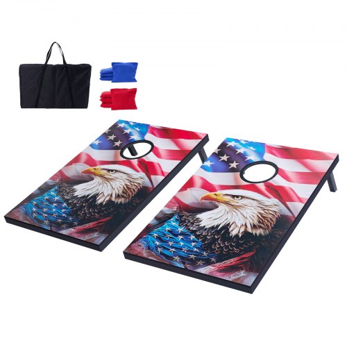 Cornhole žaidimo rinkinys VEVOR 4A-29-2, 92 x 60 cm