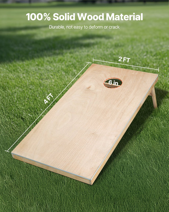Cornhole žaidimo rinkinys VEVOR 4A-29-7, 120x60 cm