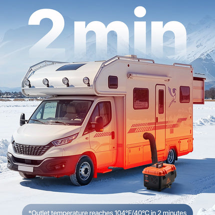 Dyzelinis oro šildytuvas VEVOR XMZ-TB30, 5-8 kW