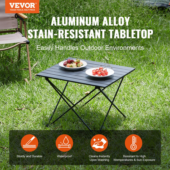 Sulankstomas kempingo stalas VEVOR AP-SS-004, 56,5x46 cm