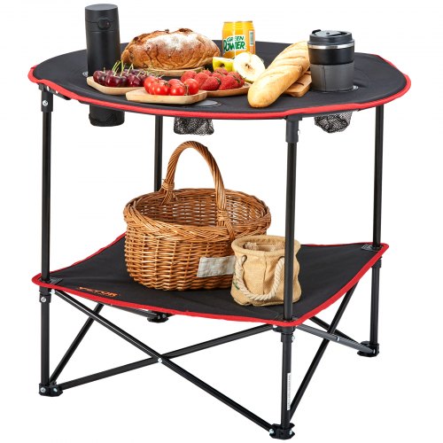 Sulankstomas kempingo stalas VEVOR AP-SS-005, 72x72 cm