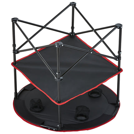 Sulankstomas kempingo stalas VEVOR AP-SS-005, 72x72 cm