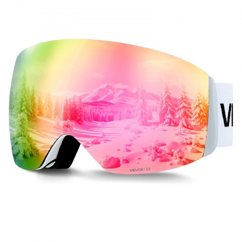Slidinėjimo akiniai VEVOR YH690, Pink Revo lęšis