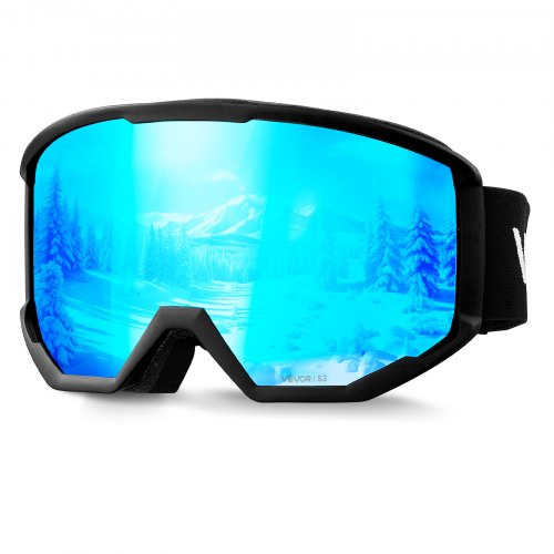 Slidinėjimo akiniai VEVOR YH682, Ice Blue Revo danga