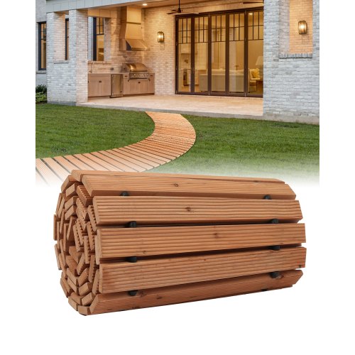 Medinis sodo takelis VEVOR PW-C08, 244 x 43 cm