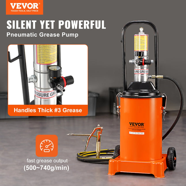 Pneumatinis tepalo siurblys VEVOR FF-08B-12L, 12 l talpa