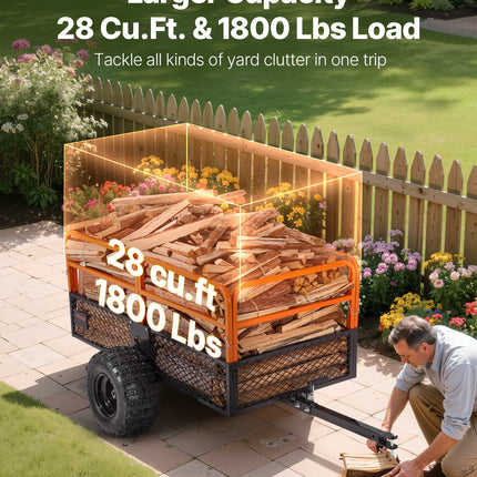 Sodo priekaba VEVOR TC4288, 800 kg keliamoji galia