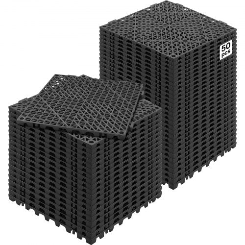 Modulinė drenažo danga VEVOR 30x30 cm, 50 vnt. komplektas