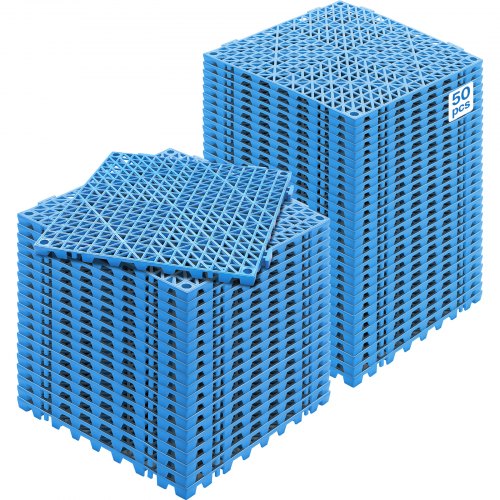 Modulinės drenažinės grindų plytelės VEVOR 30*30*1.5cm-U, 50 vnt.