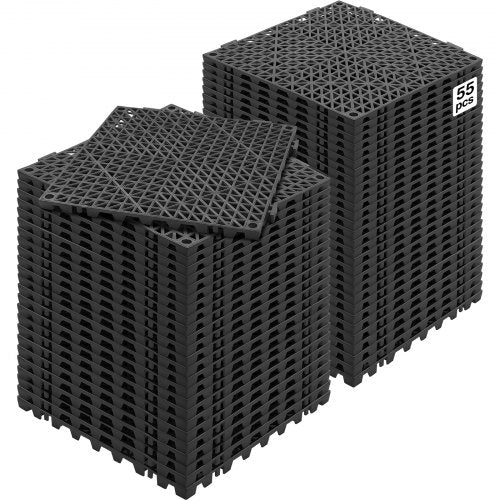 Modulinis drenažinis kilimėlis VEVOR 30*30*1.5cm-B, 55 vnt. rinkinys