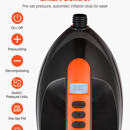 Elektrinė pompa irklentėms VEVOR HT-781, 20 PSI