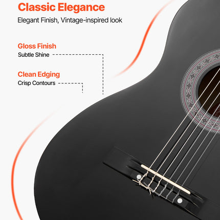 Klasikinė gitara VEVOR M5831, 960 mm