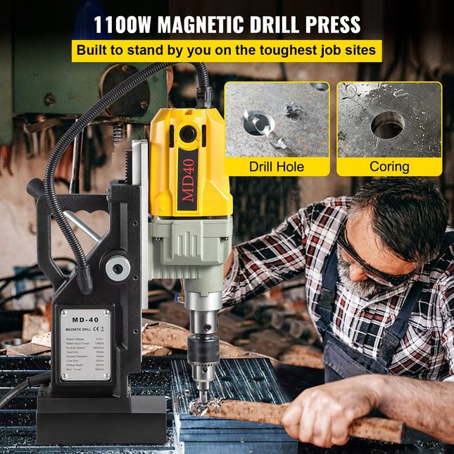 Magnetinis gręžtuvas VEVOR VV-MD-UK12, 1100W