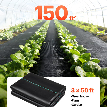 Geotekstilė piktžolėms VEVOR 3*50FT90-2, 0,9x15,2 m (2 vnt.)