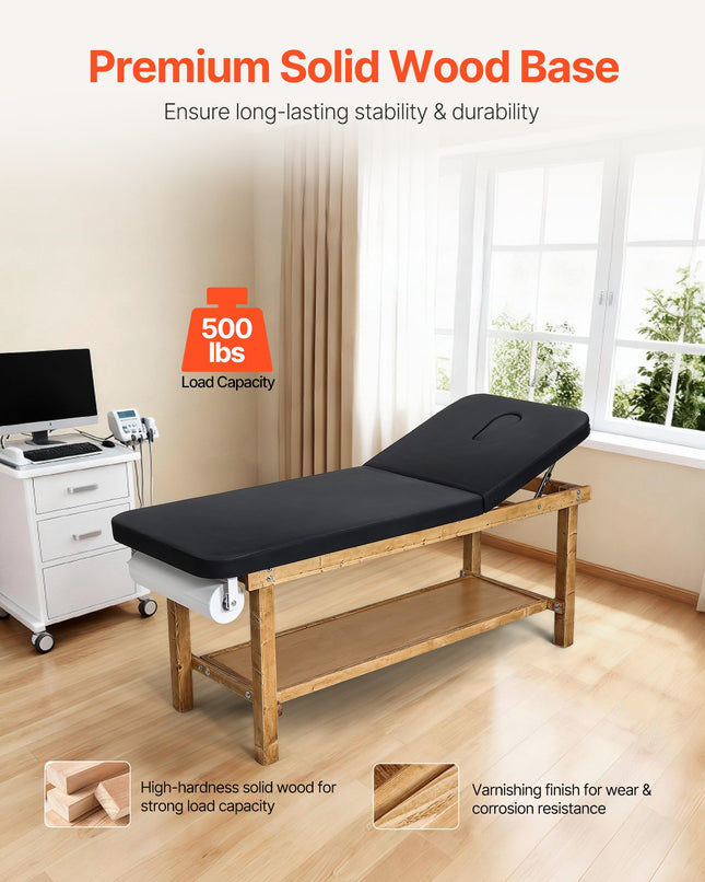 Medicininė apžiūros lova VEVOR N02B, 227 kg keliamoji galia